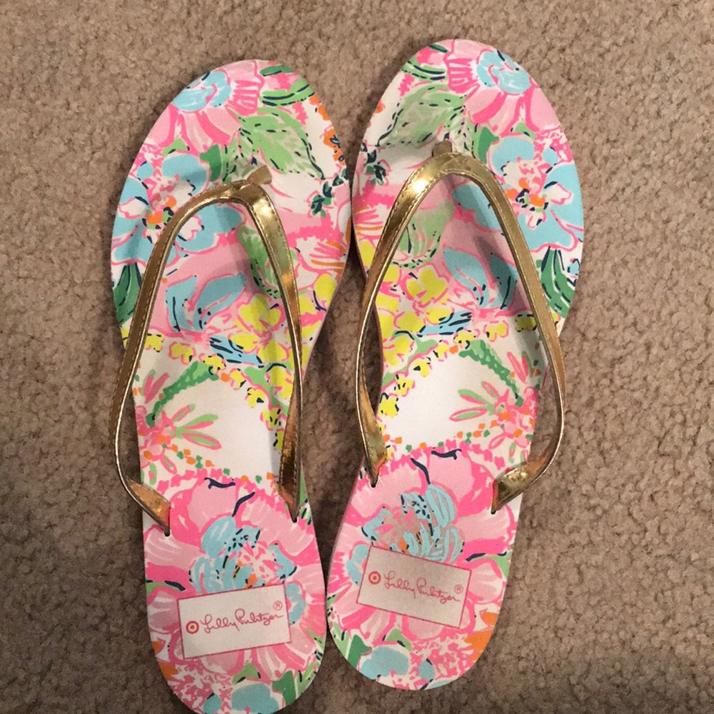 Lilly Pulitzer Flip Flops